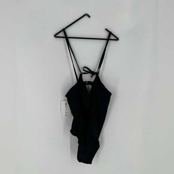 Athleta Keyhole Strappy One Piece Swimsuit In Black - Picture 4 of 7